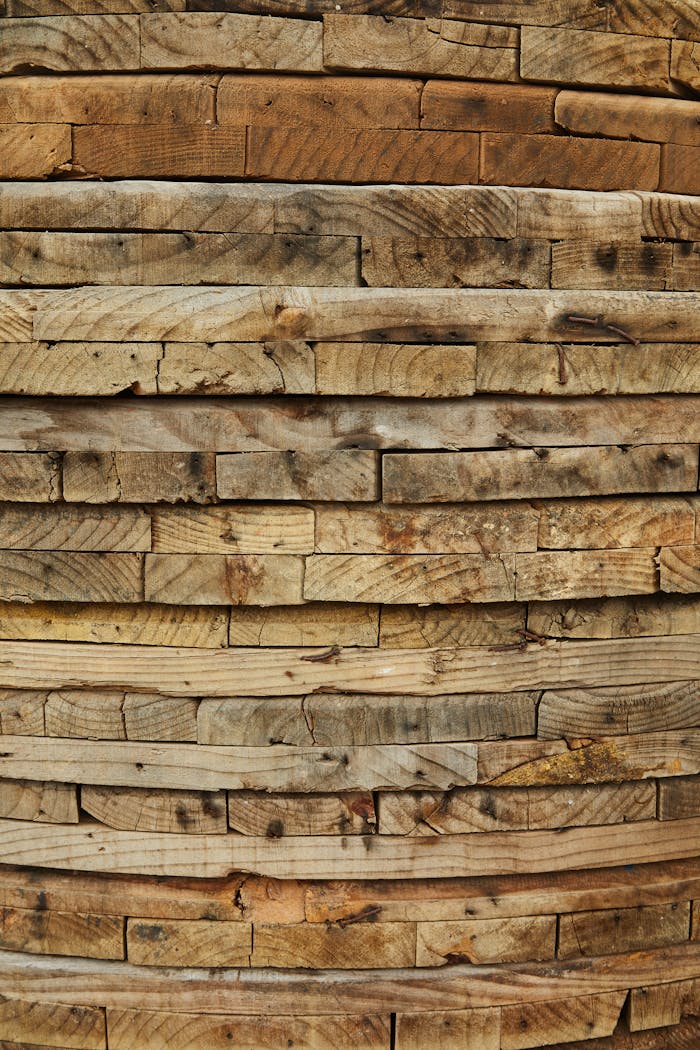 services-img A close-up of stacked wooden planks showcasing natural wood grain and texture.